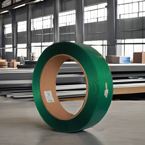 Fleje de Poliéster PET Ecológico Multiribeteado para Embalaje Manual, Verde y Negro, 12-19 mm, 0.60-1.27 mm, Resistencia Media-Alta - Product Image 1