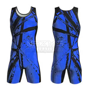 Dernier design, vente en gros, justaucorps de lutte personnalisés professionnels, spandex/polyester, bretelles réglables, haute qualité, personnalisés - Product Image 3