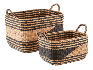Cesta de Jacinto de Agua Tejida a Mano Natural, Cesta de Almacenamiento Hecha a Mano Estilo Boho para la Organización del Hogar, Hecha por KingCraftViet - Product Image 2