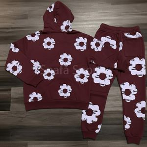 Conjunto de Chándal de Dos Piezas de Mezclilla con Logotipo Personalizado para Hombre, Ropa Casual de Invierno, Chándal Premium de Alta Calidad - Product Image 2