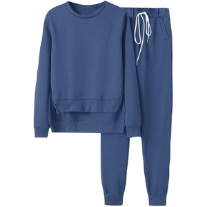Survêtement à manches longues pour femmes de meilleure qualité, coupe ajustée, nouveau survêtement en coton pour femmes de taille adulte, ensembles de jogging surdimensionnés - Product Image 5
