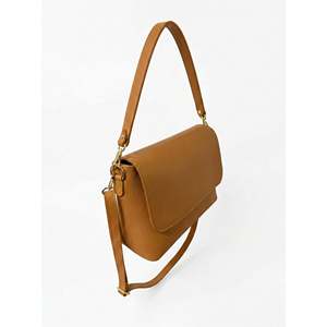 Sac à bandoulière structuré en cuir Dollaro véritable - Fabriqué en Italie - Art. 26055bis - Product Image 2