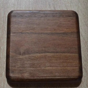 Sous-verres en noyer Sous-verres en bois carrés, Sous-verres en bois pour boissons, Sous-verres pour café - Product Image 1