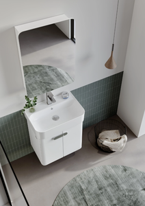 Lavabo de cerámica de gabinete de baño cubierto Orbit de calidad superior de Turkiye - Product Image 4