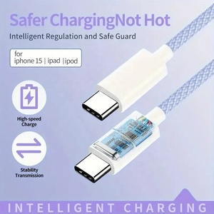 <span class=keywords><strong>Cable</strong></span> de <span class=keywords><strong>Carga</strong></span> Rápida USB-C a Tipo-C de 60W PD, <span class=keywords><strong>Cable</strong></span> de Datos <span class=keywords><strong>para</strong></span> Teléfono Móvil, <span class=keywords><strong>Cable</strong></span> de Transferencia de Datos de Nailon <span class=keywords><strong>para</strong></span> <span class=keywords><strong>iPhone</strong></span> 15 - Product Image 3