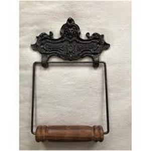 Antique European Style Cast Iron <b>Toilet</b> <b>Paper</b> Holder Vintage Wall Mounted Bathroom Hardware Item Custom <b>Paper</b> Holders - Product Image 5