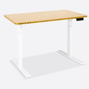 โต๊ะทำงานไม้โอ๊คสมัยใหม่ ดีไซน์มินิมอล มอเตอร์คู่ ใช้งานได้หลากหลาย - Product Image 1