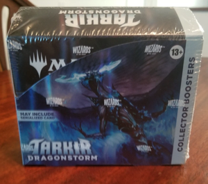 Offre promotionnelle : Magic: The Gathering Tarkir Dragonstorm Collector Booster Box, neuf, scellé en usine, vente en gros de cartes Magic - Product Image 1