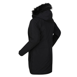 Women's Winter <b>Parka</b> Windproof <b>Waterproof</b> Long Hooded Windbreaker <b>Jacket</b> Faux Fur Trim Thick Outdoor Warm Coat Wholesale - Product Image 2
