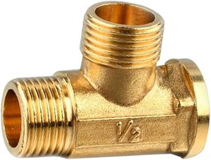 Raccord en T égal fileté en laiton, vente chaude, forgé, pour raccordement de tuyaux d'eau, composant de plomberie durable, fournisseur - Product Image 4
