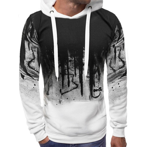 Customized High Quality <b>Mens</b> Premium Cotton Blended Hoodies Casual Winter Wear 3D Embroidered Hooded Collar ODM OEM - Product Image 3