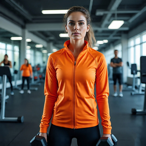 Fitness Gym Wear Training Jacket Ladies Yoga Sportswear Fútbol Poliéster Chaquetas Mujer | Senderismo Mujer Cremallera Prendas de abrigo - Product Image 3