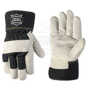 Nouveauté, gants de travail de qualité supérieure, dernier design, gants de sécurité en cuir, durables et respirants, sans silicone, prix de gros - Product Image 1