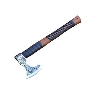 Ragnar Butterfly twist leather wrapping <b>axe</b> - Product Image 5