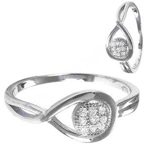 Pendentif en argent 925 avec grappe de diamants pour femmes - Product Image 1