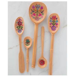 Cuchara de madera Respetuoso con el medio ambiente Logotipo personalizado Impreso Cuchara de madera impresa para cuchara de helado Venta más vendida - Product Image 3