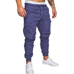 Pantalones Deportivos Casuales para Hombre, Pantalones de Chándal de Algodón Personalizados, Pantalones Cargo de Algodón y Poliéster, Servicio OEM - Product Image 1