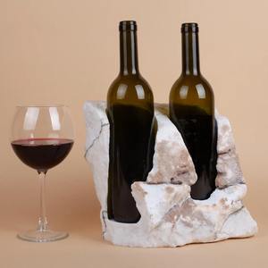 Soporte de botella de vino de mármol de lujo para el hogar, jardín, dormitorio, sala de estar, habitación de invitados, mesa de comedor, etc. - Product Image 1