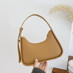 กระเป๋าถือขนาดเล็กกะทัดรัดและน่ารักพร้อมด้ามจับสีน้ำตาลตัดกันเหมาะสำหรับสิ่งจำเป็นขนาดเล็กในราคาขายส่ง - Product Image 6