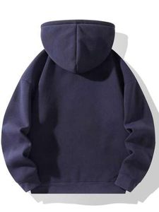 Sudadera con Capucha para Hombre, 100% Algodón, Felpa, Media Cremallera, Logotipo Personalizado, Impresión, Talla Grande, Transpirable, Ropa Deportiva de Alto Rendimiento - Product Image 6