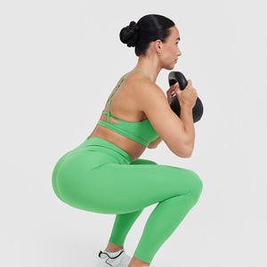 Leggings cómodos transpirables para mujer Diseño elástico suave Correr Yoga Más actividades Fitness - Product Image 6