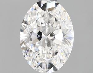 Diamant de laboratoire ovale de 2,16 carats, F VVS2, fabrication de bijoux, diamant CVD - Product Image 1
