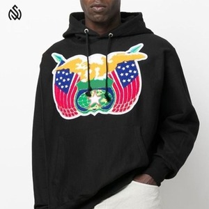 Sudaderas con capucha para hombre de talla grande, jersey con capucha de alta calidad, tendencia superior de peso pesado, sudaderas con capucha de chenilla bordadas de alta demanda para hombre - Product Image 5