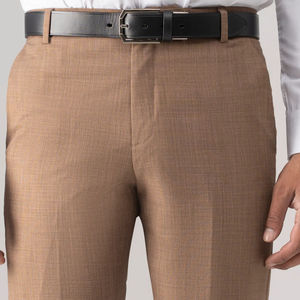 Pantalones de Vestir Profesionales para Hombre, Estilo Formal de Negocios, Rectos, Transpirables, de Lona, Ropa Elegante - Product Image 2