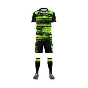 Conjunto de Uniforme de Fútbol Ligero con Impresión Digital Personalizada 2025, Camiseta y Pantalones Cortos de Fútbol para Equipo, Transpirable, 100% Poliéster, OEM/ODM - Product Image 1