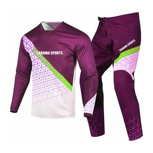 Fabricant de gros kit MX Motocross Racing Jersey Pant & Shirt Fashion Motorcycle New Design Training Motocross Suit - Product Image 1