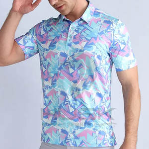 เสื้อโปโลพิมพ์180สแปนเด็กซ์92% 8% โพลีเอสเตอร์พิมพ์ซับลิเมชัน GSM - Product Image 4