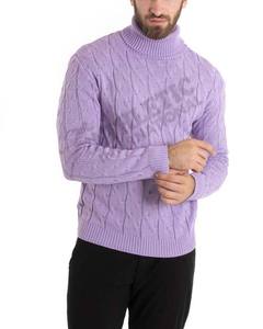 Venta directa de fábrica, jersey de cuello redondo, suéter de cuello alto, suéteres de punto para hombre, precio al por mayor, transpirable, nuevo estilo de moda - Product Image 2