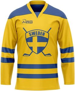 Uniformes deportivos suaves de poliéster 100% de alta calidad, jersey de hockey sobre hielo con nombre impreso del equipo OEM, pantalones para adultos, práctica al por mayor - Product Image 1