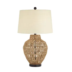 Hot Sale Table Lamp In Seagrass Natural For Any Room Indoor Lighting Wholesale In Bulk Vietnamese Manufacturer