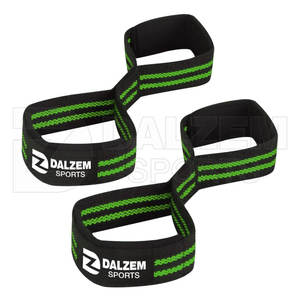 Figura 8 correas gimnasio entrenamiento Fitness Logo personalizado disponible Powerifting muñequeras figura ocho envolturas productos de gran oferta - Product Image 4