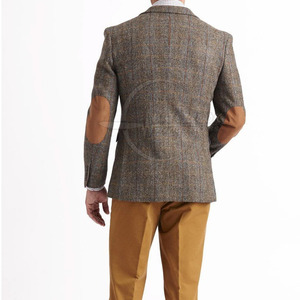 Casual Tweed Coat Men's Top Quality Tweed Coat at Low Price 2024 Autumn New Hot Selling Men Tweed Coat High Quality - Product Image 6