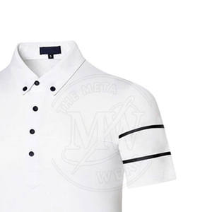 Polos transpirables para hombre, polos con logotipo personalizado impreso para hombre, polos elegantes con cuello vuelto para hombre - Product Image 6