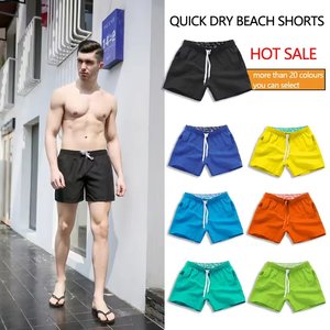 Vente en gros de shorts de plage pour hommes en polyester 100% avec doublure en maille shorts de bain bon marché pour vêtements de crosse - Product Image 5