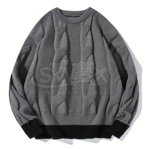 Chandails pour hommes de qualité supérieure Vêtements décontractés Chandails pour hommes surdimensionnés Chandails pour hommes durables à vendre - Product Image 1
