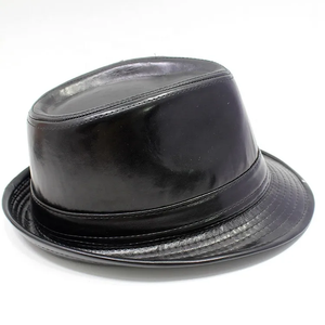 Alta calidad Vintage Explorer Brown al aire libre protector solar vaquero hombres Bush sombrero cuero genuino Casual cuatro estaciones - Product Image 4