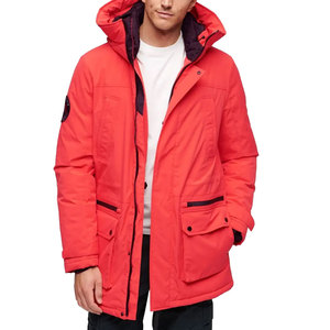 Best Selling Windproof Winter <b>Parka</b> <b>Jacket</b> Customized Logo High Quality Canvas Long Hooded Collar Design - Product Image 2