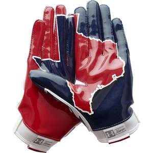 Outclass ventes Gants de football américain 100% Gants de football américain en cuir PU à forte adhérence antidérapante - Product Image 6