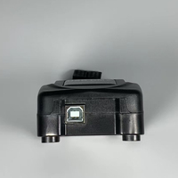 USB DMX接口信号解码器，适用于1024通道软件DMX灯光控制，铝制外壳，远程控制距离可达马丁的控制范围。