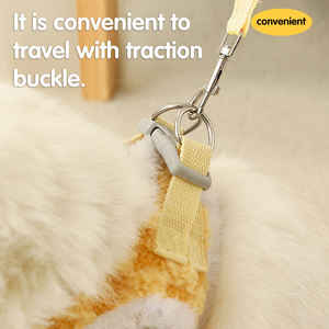 سترة Hiphoppet الأكثر مبيعًا دافئة ناعمة للحيوانات الأليفة في فصل الشتاء ، سترة حيوانات صغيرة قابلة للتعديل ، سترة من الفانيلا جيدة التهوية للقطط - Product Image 5