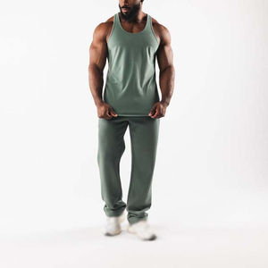 Vêtements pour hommes de grande taille Débardeurs en coton et polyester de haute qualité Débardeurs pour hommes Stringer Débardeurs pour hommes Musculation Gym Sports Muscle Wear - Product Image 4
