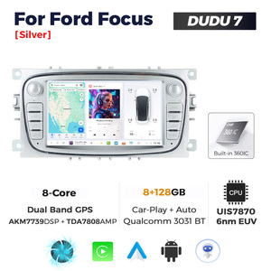 วิทยุติดรถยนต์ DUDU7 รุ่นใหม่ล่าสุด ระบบแอนดรอยด์ 7870 8 คอร์ หน้าจอแอนดรอยด์สำหรับรถยนต์ฟอร์ด โฟกัส รองรับกล้อง 360 องศา DVR และ TPMS - Product Image 3