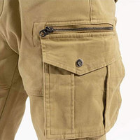 Pantalon de protection pour moto en polyester/nylon avec logo personnalisé, coupe-vent, respirant, séchage rapide, léger, grandes tailles