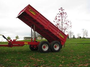 Tractor agrícola hidráulico de aluminio/Aleación de remolque de viaje con <5000kg de carga útil para tractores/volquete de 2 ruedas - Product Image 6