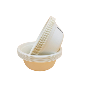 Tazones de sopa de pulpa de bagazo de caña de azúcar de 7 oz 8 oz modernos blancos desechables ecológicos de alta calidad económicos para fiestas - Product Image 3