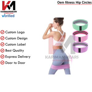 Bandas Elásticas de Fitness Antideslizantes, Círculo de Pilates para Glúteos y Muslos, Bandas Elásticas Portátiles para Gimnasio, Yoga, Entrenamiento de Resistencia - Product Image 4
